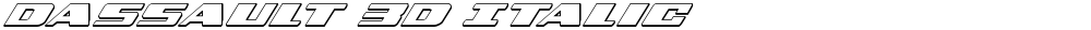 Dassault 3D Italic