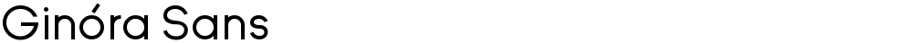 Ginóra Sans