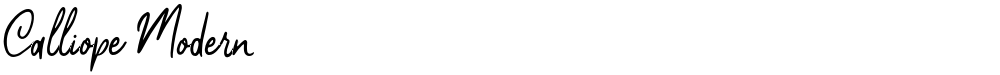 Calliope Modern