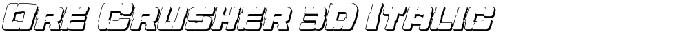 Ore Crusher 3D Italic