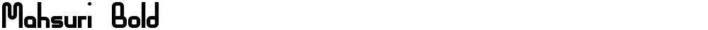 Mahsuri Bold