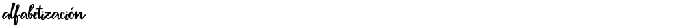 Alfabetización