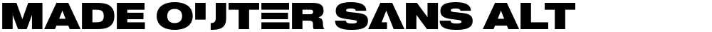 MADE Outer Sans Alt