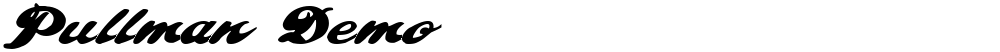 Pullman  Demo