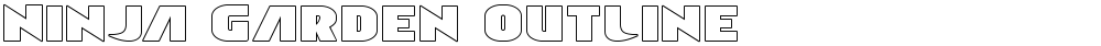 Ninja Garden Outline