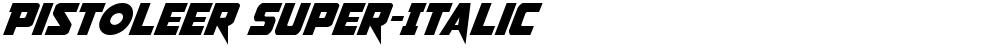 Pistoleer Super-Italic