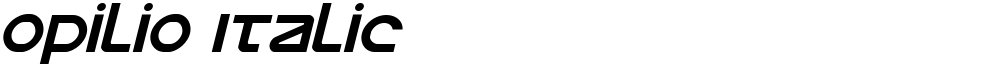 Opilio Italic