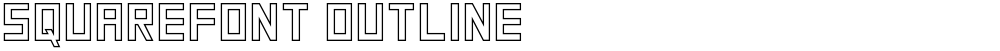 SquareFont Outline