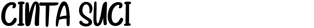 CINTA SUCI