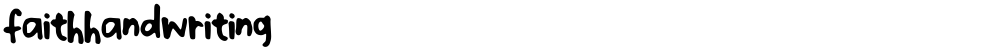 faithhandwriting