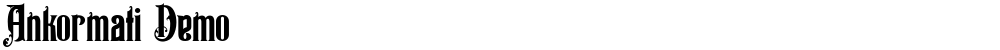 Ankormati Demo