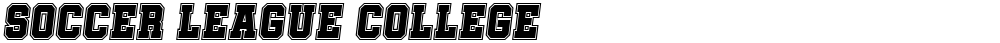 Soccer League College