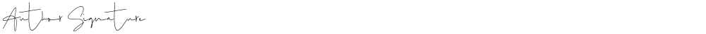Author Signature