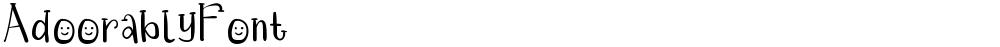 AdoorablyFont