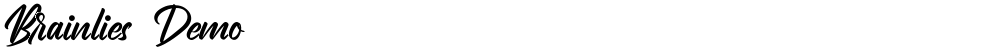 Brainlies Demo