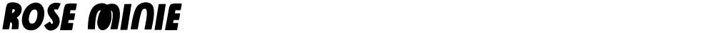 Rose Minie