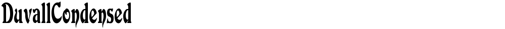 DuvallCondensed