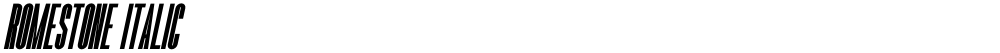 Romestone Italic