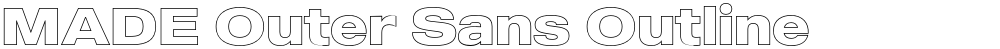 MADE Outer Sans Outline
