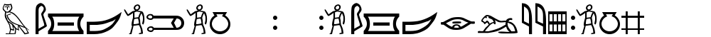 Meroitic - Hieroglyphics