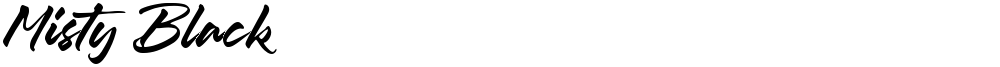 Misty Black