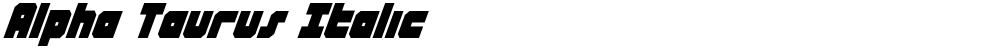 Alpha Taurus Italic