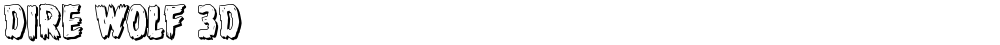 Dire Wolf 3D