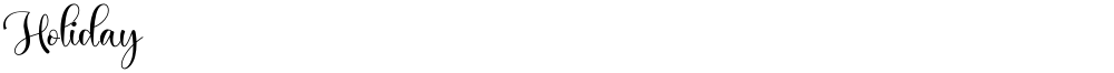 Holiday