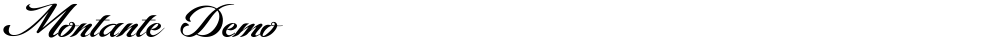 Montante Demo