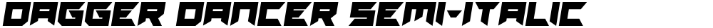 Dagger Dancer Semi-Italic