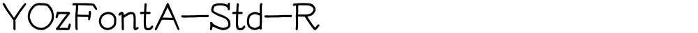 YOzFontA-Std-R