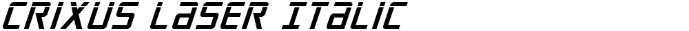 Crixus Laser Italic