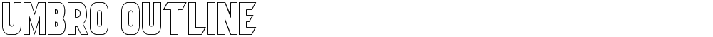 Umbro Outline