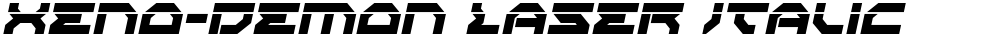 Xeno-Demon Laser Italic