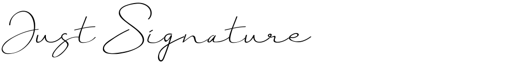 Just Signature
