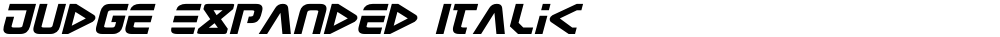 Judge Expanded Italic