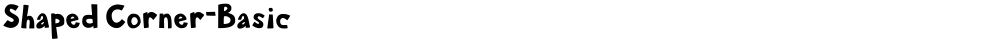 Shaped Corner-Basic