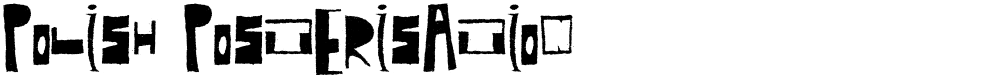 Polish Posterisation