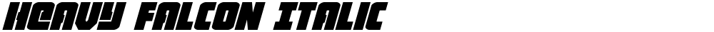 Heavy Falcon Italic