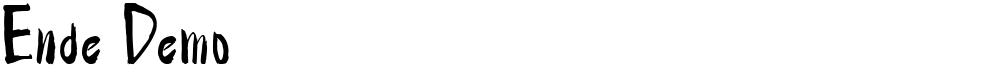 Ende Demo