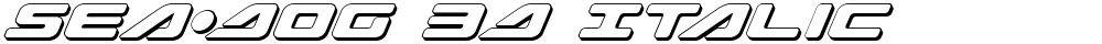 Sea-Dog 3D Italic