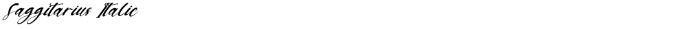 Saggitarius Italic