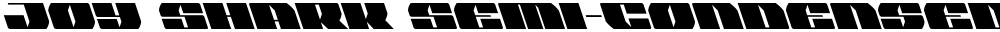 Joy Shark Semi-Condensed Leftalic