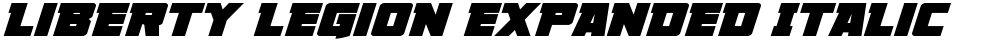 Liberty Legion Expanded Italic