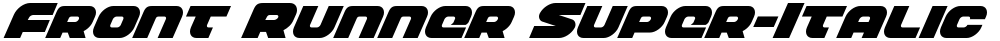 Front Runner Super-Italic