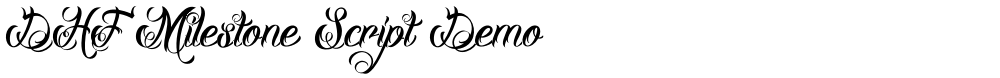 DHF Milestone Script Demo