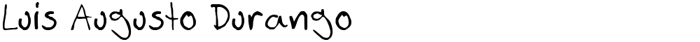 Luis Augusto Durango
