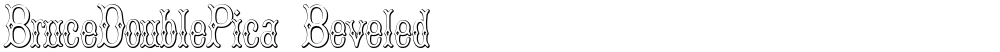 BruceDoublePica Beveled
