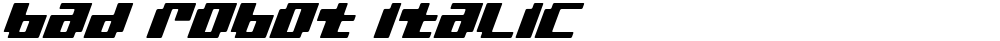 bad robot italic
