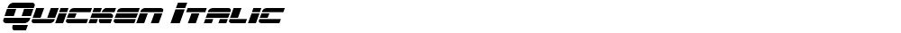 Quicken Italic